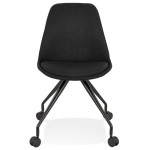 Paris Prix Chaise De Bureau Design "Holvina" 92cm Noir