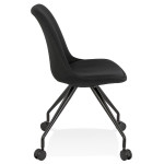 Paris Prix Chaise De Bureau Design "Holvina" 92cm Noir
