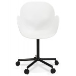 Paris Prix Chaise De Bureau Design "Maritza" 85cm Blanc