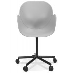 Paris Prix Chaise De Bureau Design "Maritza" 85cm Gris