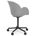 Paris Prix Chaise De Bureau Design "Maritza" 85cm Gris