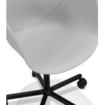 Paris Prix Chaise De Bureau Design "Maritza" 85cm Gris