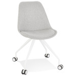 paris prix Chaise de Bureau Design "Moschi" 92cm Gris & Blanc