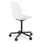 Paris Prix Chaise De Bureau Design "Rachel" 81cm Blanc