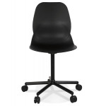 Paris Prix Chaise De Bureau Design "Rachel" 81cm Noir