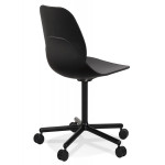Paris Prix Chaise De Bureau Design "Rachel" 81cm Noir