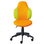 Paris Prix Chaise De Bureau "Jessi" 100cm Orange & Vert