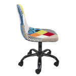 Paris Prix Chaise De Bureau "Patchwork" 78-91cm Multicolore