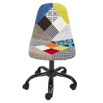Paris Prix Chaise De Bureau "Patchwork" 78-91cm Multicolore