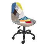 paris prix Chaise de Bureau "Patchwork" 78-91cm Multicolore