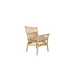 Paris Prix Chaise De Jardin Avec Accoudoirs "Cane" 92cm Naturel