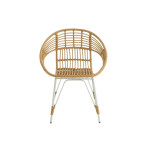 Paris Prix Chaise De Jardin Design "Celeste" 79cm Naturel