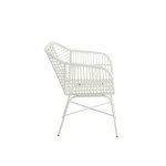 Paris Prix Chaise De Jardin Design "Celeste" 82cm Blanc