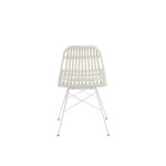 Paris Prix Chaise De Jardin Design "Celeste" 86cm Blanc