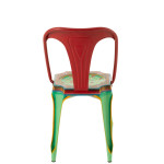 Paris Prix Chaise De Jardin En Métal "Mumbai" 81cm Multicolore
