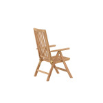 Paris Prix Chaise De Jardin En Teck "Kenya" 105cm Naturel