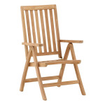 paris prix Chaise de Jardin en Teck "Kenya" 105cm Naturel