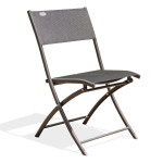 paris prix Chaise de Jardin Pliante "Boston" 82cm Gris Anthracite