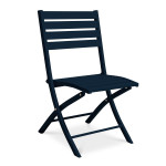paris prix Chaise de Jardin Pliante "Marius" 82cm Bleu Marine