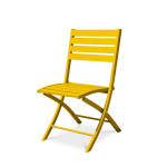 Paris Prix Chaise De Jardin Pliante "Marius" 82cm Moutarde