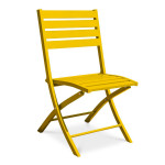paris prix Chaise de Jardin Pliante "Marius" 82cm Moutarde