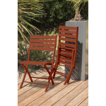 Paris Prix Chaise De Jardin Pliante "Marius" 82cm Terracotta