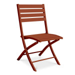 paris prix Chaise de Jardin Pliante "Marius" 82cm Terracotta