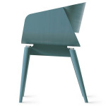 Paris Prix Chaise Design Avec Coussin "Almost" 76cm Bleu