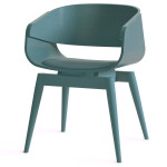 paris prix Chaise Design avec Coussin "Almost" 76cm Bleu