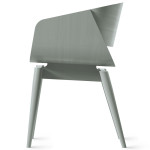 Paris Prix Chaise Design Avec Coussin "Almost" 76cm Gris