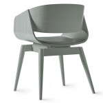 Paris Prix Chaise Design Avec Coussin "Almost" 76cm Gris