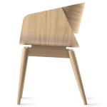 Paris Prix Chaise Design Avec Coussin "Almost" 76cm Naturel & Vert