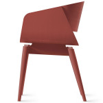Paris Prix Chaise Design Avec Coussin "Almost" 76cm Rouge