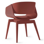 Paris Prix Chaise Design Avec Coussin "Almost" 76cm Rouge