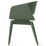 Paris Prix Chaise Design Avec Coussin "Almost" 76cm Vert