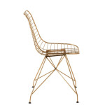 Paris Prix Chaise Design En Métal "Charlotte" 84cm Or