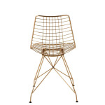 Paris Prix Chaise Design En Métal "Charlotte" 84cm Or