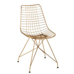 paris prix Chaise Design en Métal "Charlotte" 84cm Or