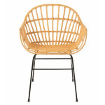 Paris Prix Chaise Design En Rotin "Keni" 80cm Naturel