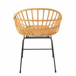 Paris Prix Chaise Design En Rotin "Keni" 80cm Naturel