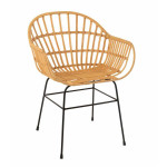 paris prix Chaise Design en Rotin "Keni" 80cm Naturel