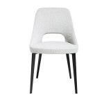 Paris Prix Chaise Design En Tissu "Manuela" 81cm Gris