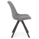 Paris Prix Chaise Design En Velours "Kazao" 84cm Noir