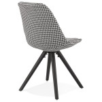 Paris Prix Chaise Design En Velours "Kazao" 84cm Noir