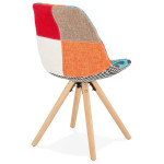 Paris Prix Chaise Design Patchwork "Aury" 82cm Multicolore