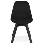 Paris Prix Chaise Design Scandinave "Amoru" 82cm Noir