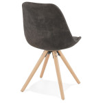 Paris Prix Chaise Design Scandinave "Rony" 84cm Gris & Naturel