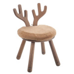 paris prix Chaise Enfant Design "Oreille Cerf" 56cm Naturel
