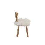 Paris Prix Chaise Enfant Design "Oreille Mouton" 56cm Naturel