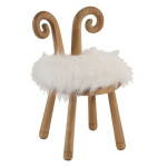 paris prix Chaise Enfant Design "Oreille Mouton" 56cm Naturel